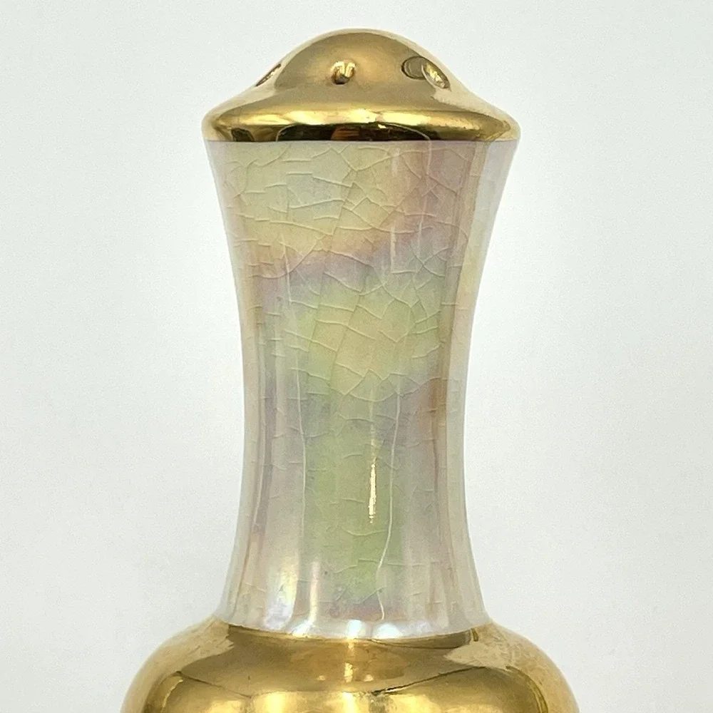 Vintage 1950s Lefton Lusterware Gold Salt And‎ Pepper Shaker Single Replacement